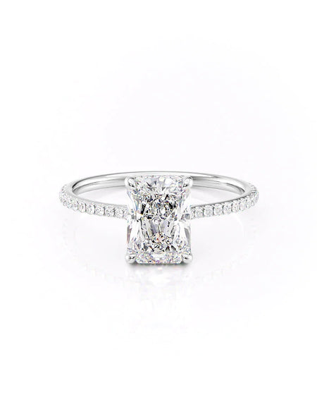 Radiant White Gold 14K The Pave Maia, Radiant White Gold 18K The Pave Maia