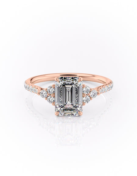 The Pave Scarlett 2ct RG EM