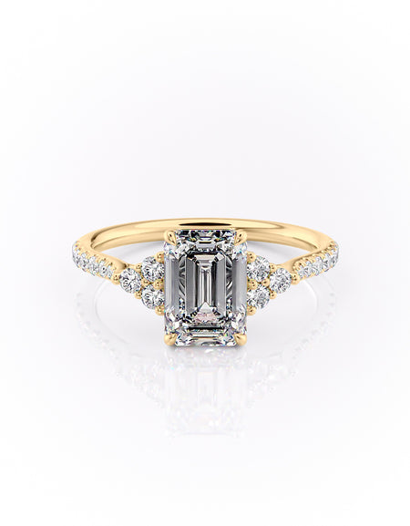 The Pave Scarlett 2ct YG EM
