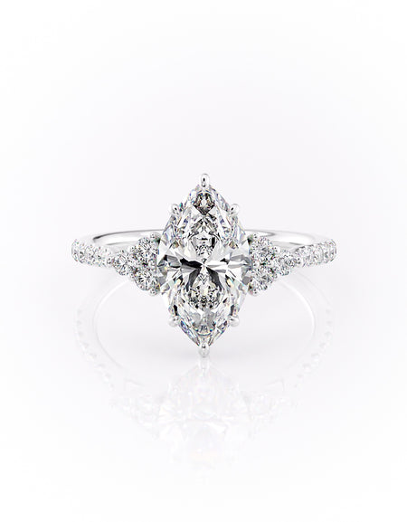 The Pave Scarlett 2ct WG MQ