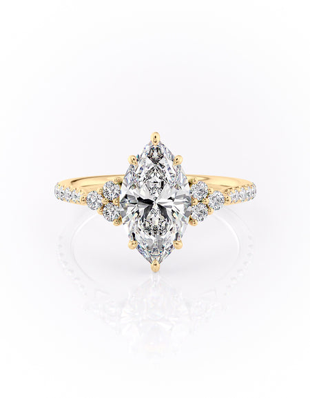 The Pave Scarlett 2ct YG MQ