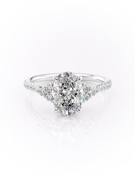 The Pave Scarlett 2ct WG OV