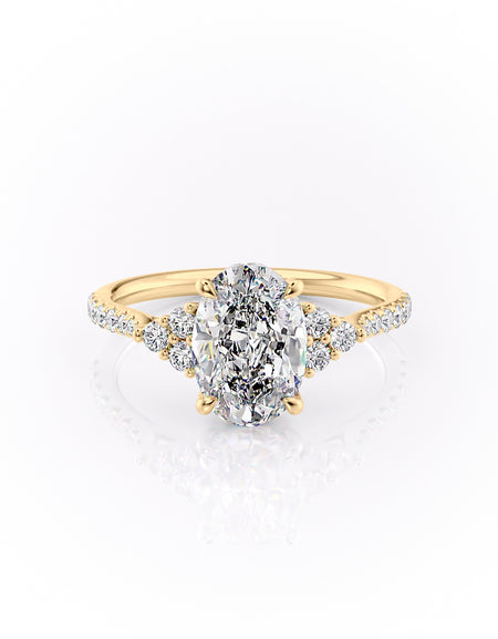 The Pave Scarlett 2ct YG OV