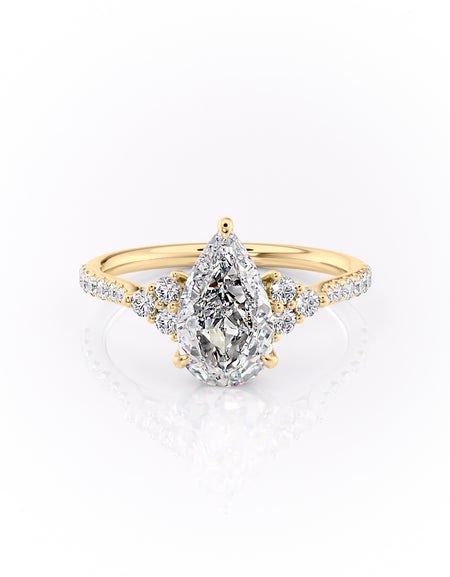 The Pave Scarlett 2ct YG PS