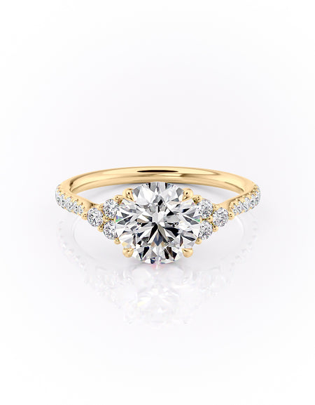 The Pave Scarlett 2ct YG R
