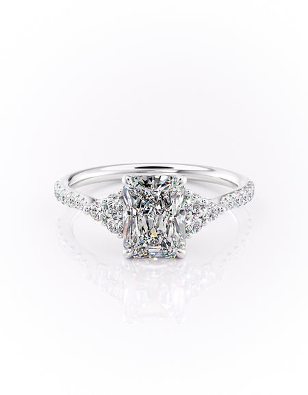 The Pave Scarlett 2ct WG RAD