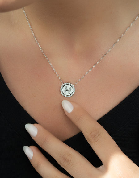 Initial Diamond Disk Pendant WG Model