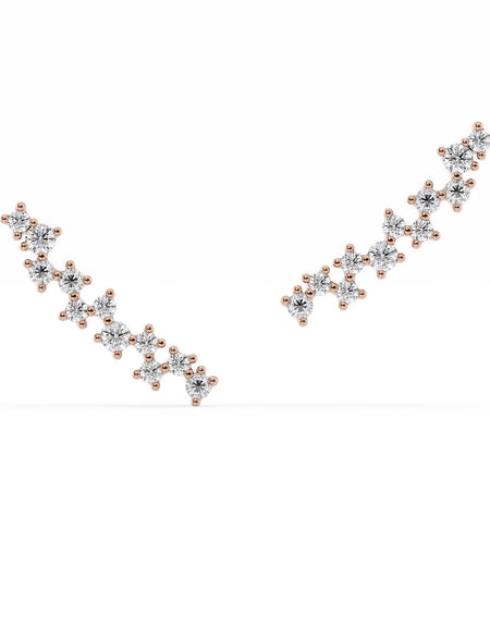 14k Rose Gold Scattered Climbers
