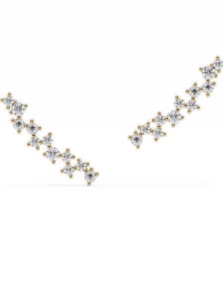 14k Yellow Gold Scattered Climbers