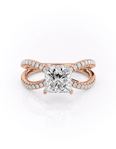 The Zoey Princess Rose Gold 14k, The Zoey Princess Rose Gold 18k