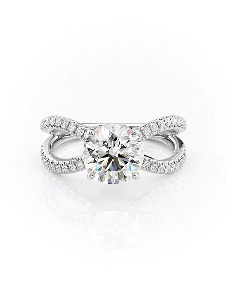 The Zoey Round White Gold 14k, The Zoey Round White Gold 18k