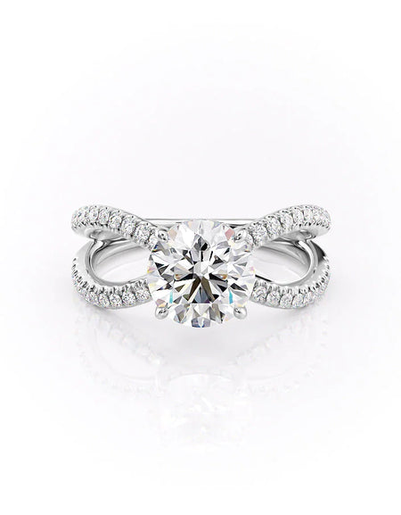 The Zoey Round White Gold 14k, The Zoey Round White Gold 18k