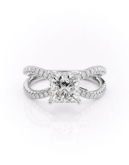 The Zoey Princess White Gold 14k, The Zoey Princess White Gold 18k