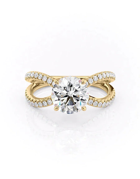 The Zoey Round Yellow Gold 14k, The Zoey Round Yellow Gold 18k
