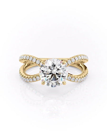 The Zoey Round Yellow Gold 14k, The Zoey Round Yellow Gold 18k
