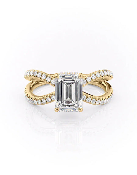 The Zoey Emerald Yellow Gold 14k, The Zoey Emerald Yellow Gold 18k