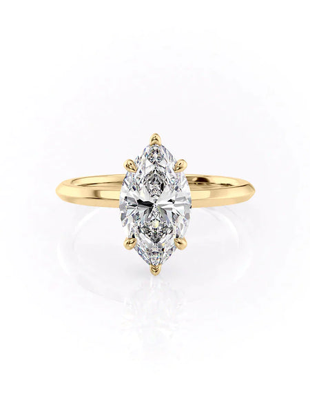 The Razor Kamellie Marquise Yellow Gold 14k, The Razor Kamellie Marquise Yellow Gold 18k