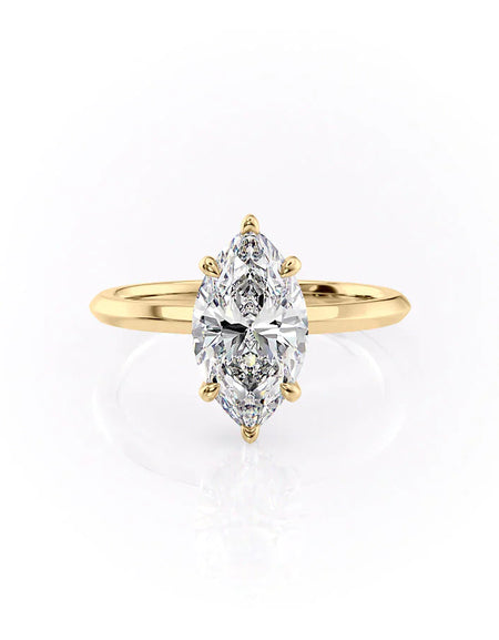 The Razor Kamellie Marquise Yellow Gold 14k, The Razor Kamellie Marquise Yellow Gold 18k