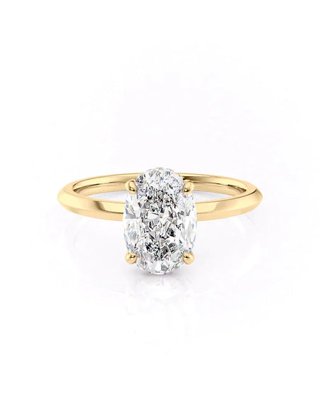 The Razor Kamellie Oval Yellow Gold 14k, The Razor Kamellie Oval Yellow Gold 18k