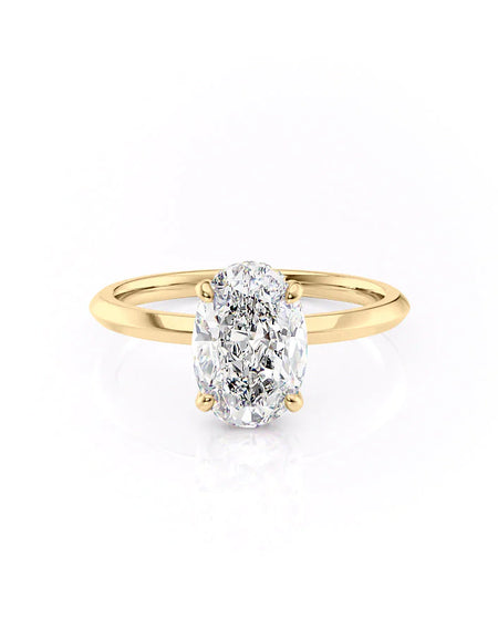 The Razor Kamellie Oval Yellow Gold 14k, The Razor Kamellie Oval Yellow Gold 18k