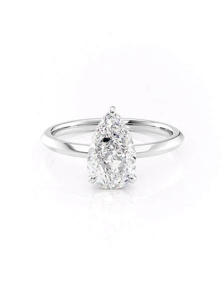 The Razor Kamellie Pear White Gold 14k, The Razor Kamellie Pear White Gold 18k