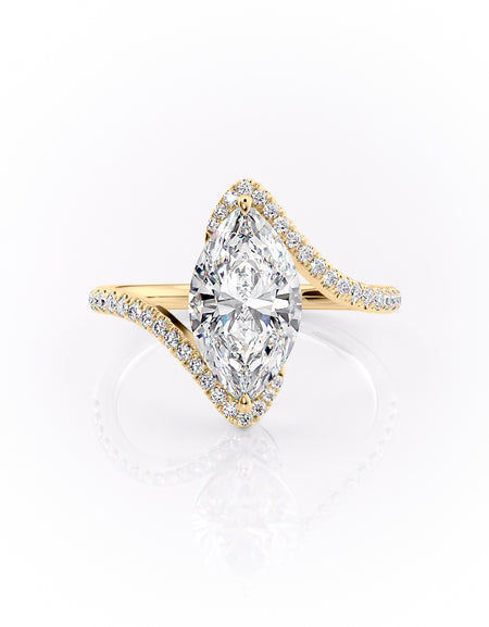 The Pave Skyler 2ct YG MQ