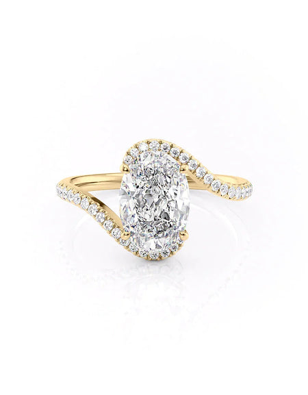 The Pave Skyler 2ct YG OV