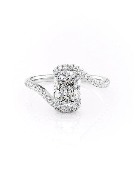 The Pave Skyler 2ct WG RAD