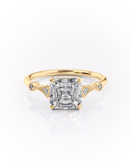 The Amber 2ct YG ASH