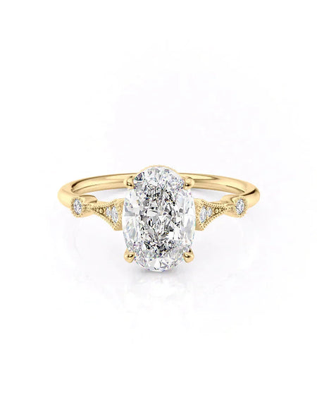 The Amber 2ct YG OV