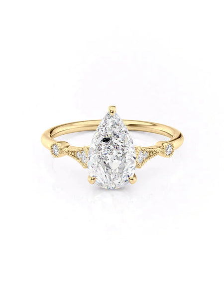 The Amber 2ct YG PS