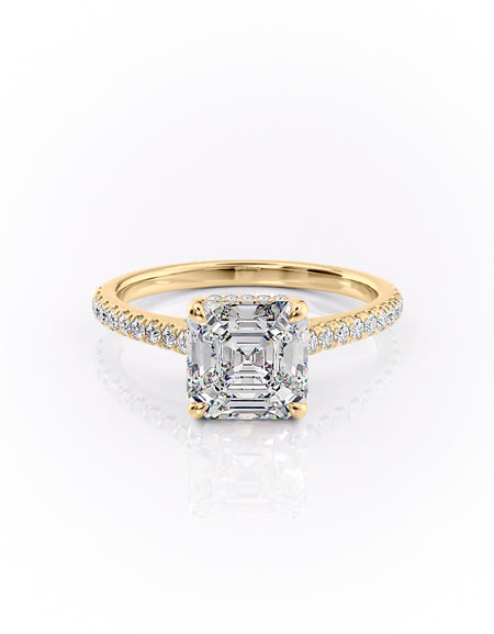 The Pave Natalie 2ct YG ASH
