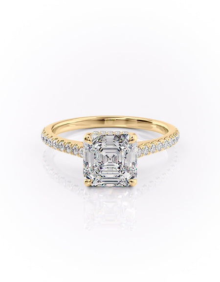 The Pave Natalie 2ct YG ASH
