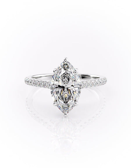 The Pave Natalie 2ct WG MQ