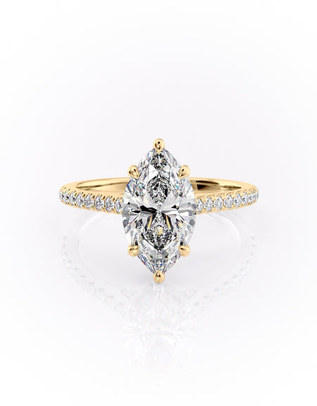 The Pave Natalie 2ct YG MQ