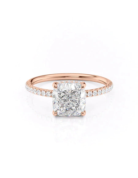Cushion Rose Gold 14K The Low Profile Kamellie, Cushion Rose Gold 18K The Low Profile Kamellie