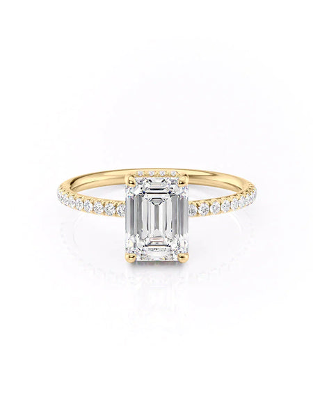 Emerald Yellow Gold 14K The Low Profile Kamellie, Emerald Yellow Gold 18K The Low Profile Kamellie