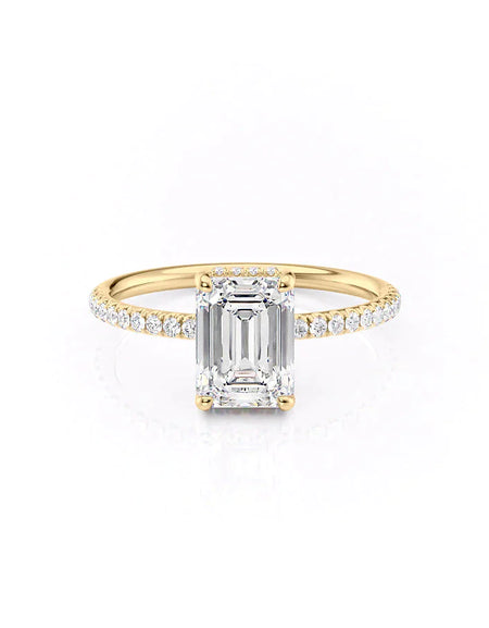 Emerald Yellow Gold 14K The Low Profile Kamellie, Emerald Yellow Gold 18K The Low Profile Kamellie
