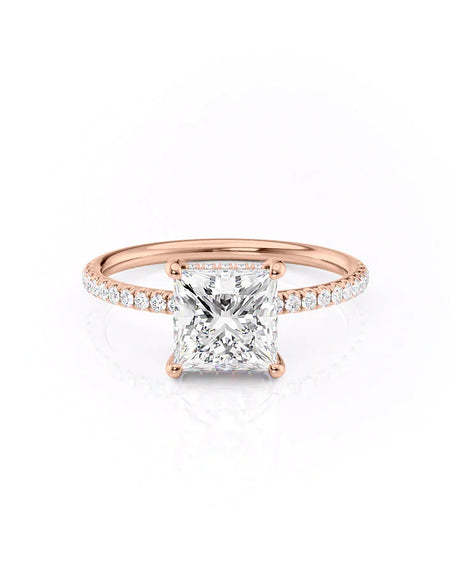 Princess Rose Gold 14K The Low Profile Kamellie, Princess Rose Gold 18K The Low Profile Kamellie