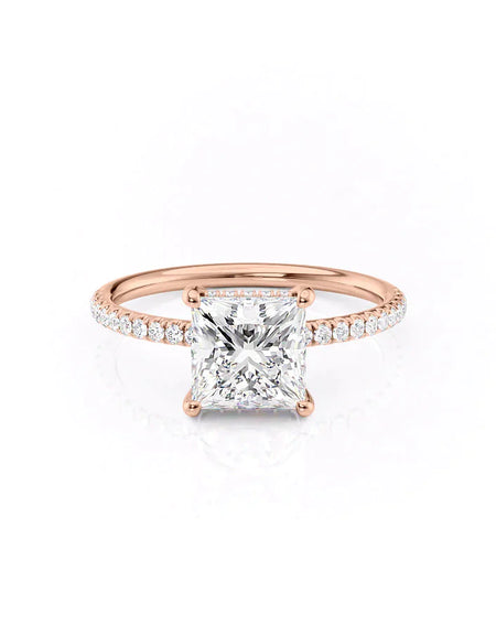 Princess Rose Gold 14K The Low Profile Kamellie, Princess Rose Gold 18K The Low Profile Kamellie