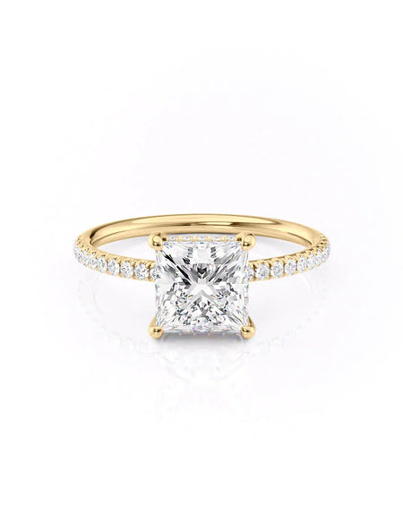 Princess Yellow Gold 14K The Low Profile Kamellie, Princess Yellow Gold 18K The Low Profile Kamellie