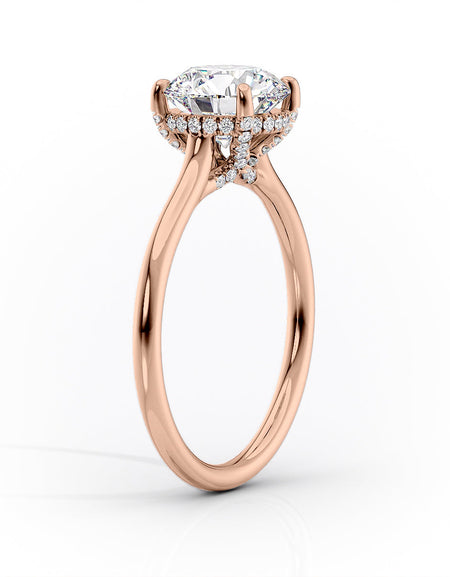 Oval Rose Gold 14K The Ellie, Oval Rose Gold 18K The Ellie