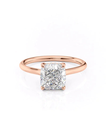 Cushion Rose Gold 14K The Ellie, Cushion Rose Gold 18K The Ellie