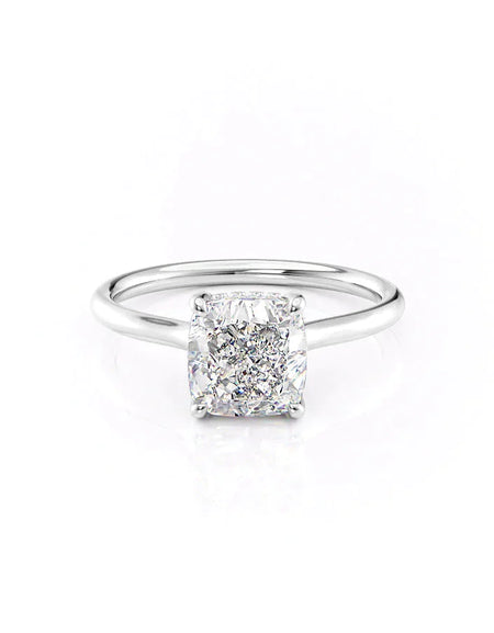 Cushion White Gold 14K The Ellie, Cushion White Gold 18K The Ellie