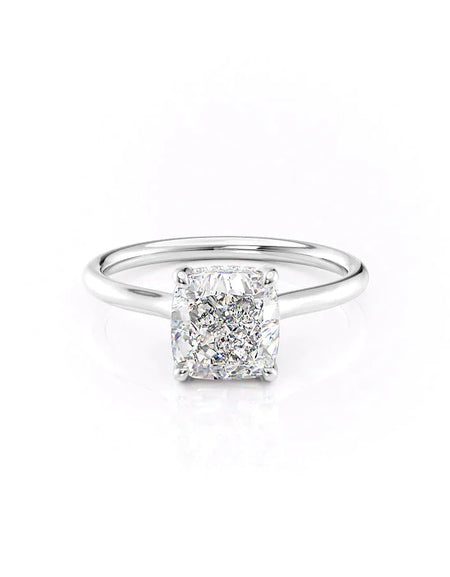 Cushion White Gold 14K The Ellie, Cushion White Gold 18K The Ellie
