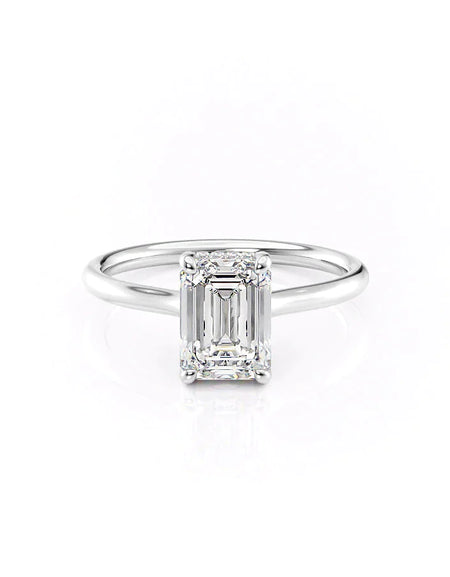 Emerald White Gold 14K The Ellie, Emerald White Gold 18K The Ellie