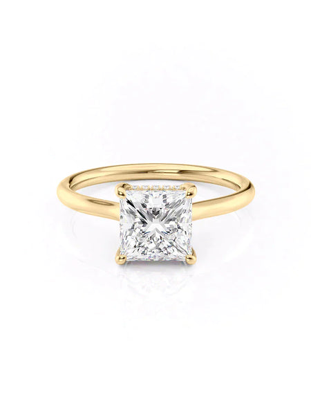 Princess Yellow Gold 14K The Ellie, Princess Yellow Gold 18K The Ellie