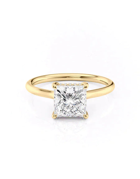 Princess Yellow Gold 14K The Ellie, Princess Yellow Gold 18K The Ellie