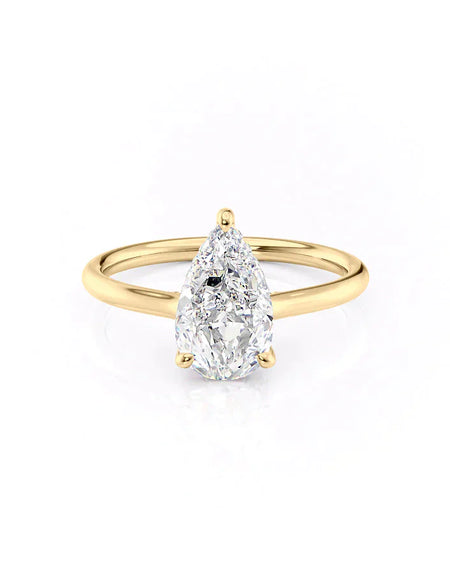 Pear Yellow Gold 14K The Ellie, Pear Yellow Gold 18K The Ellie