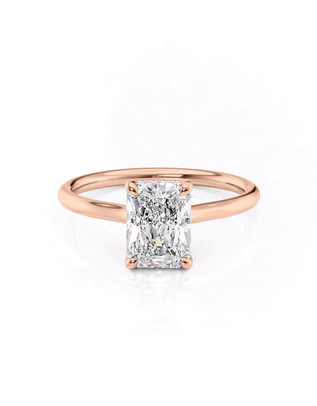 Radiant Rose Gold 14K The Ellie, Radiant Rose Gold 18K The Ellie